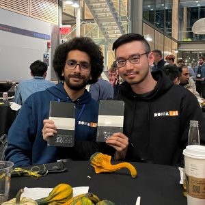 Congratulations to Moamen and Jeff for winning the Best Poster Award at the Molecular Biology Department Retreat! (October 2022)