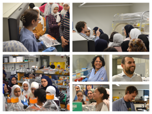 A lab tour for New Jersey middle and high school students was hosted on August 8th, 2019.